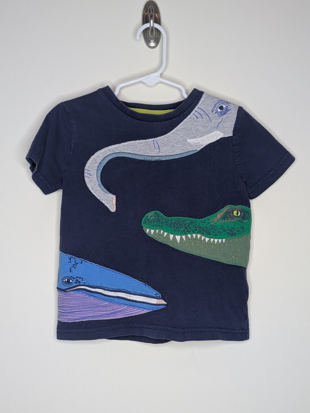 Mini Boden Animal Front Back Graphic Shirt 4/5